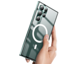 Capa Premium de Metal Ultra Fino Transparente para Samsung Galaxy