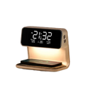 Base de carregamento por Indução 3 em 1 com Luz Ambiente para Cabeceira de cama