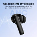 Fone de ouvido QCY T13 Bluetooth, Cancelamento De Ruído e 4 Microfones HD