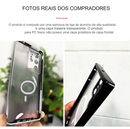 Capa Premium de Metal Ultra Fino Transparente para Samsung Galaxy