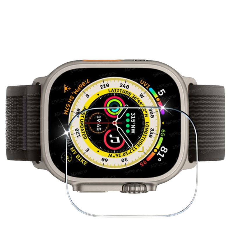 Película de Alta Proteção para SmarWatch, Apple Watch, Vidro temperado, Protetor de tela Anti-riscos
