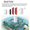 Campainha sem fio Inteligente SIXWGH à Prova D´água, Autoalimentada