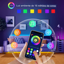 Fita de Led flexível RGB Inteligente USB Controlador Bluetooth