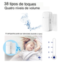 Campainha sem fio Inteligente SIXWGH à Prova D´água, Autoalimentada